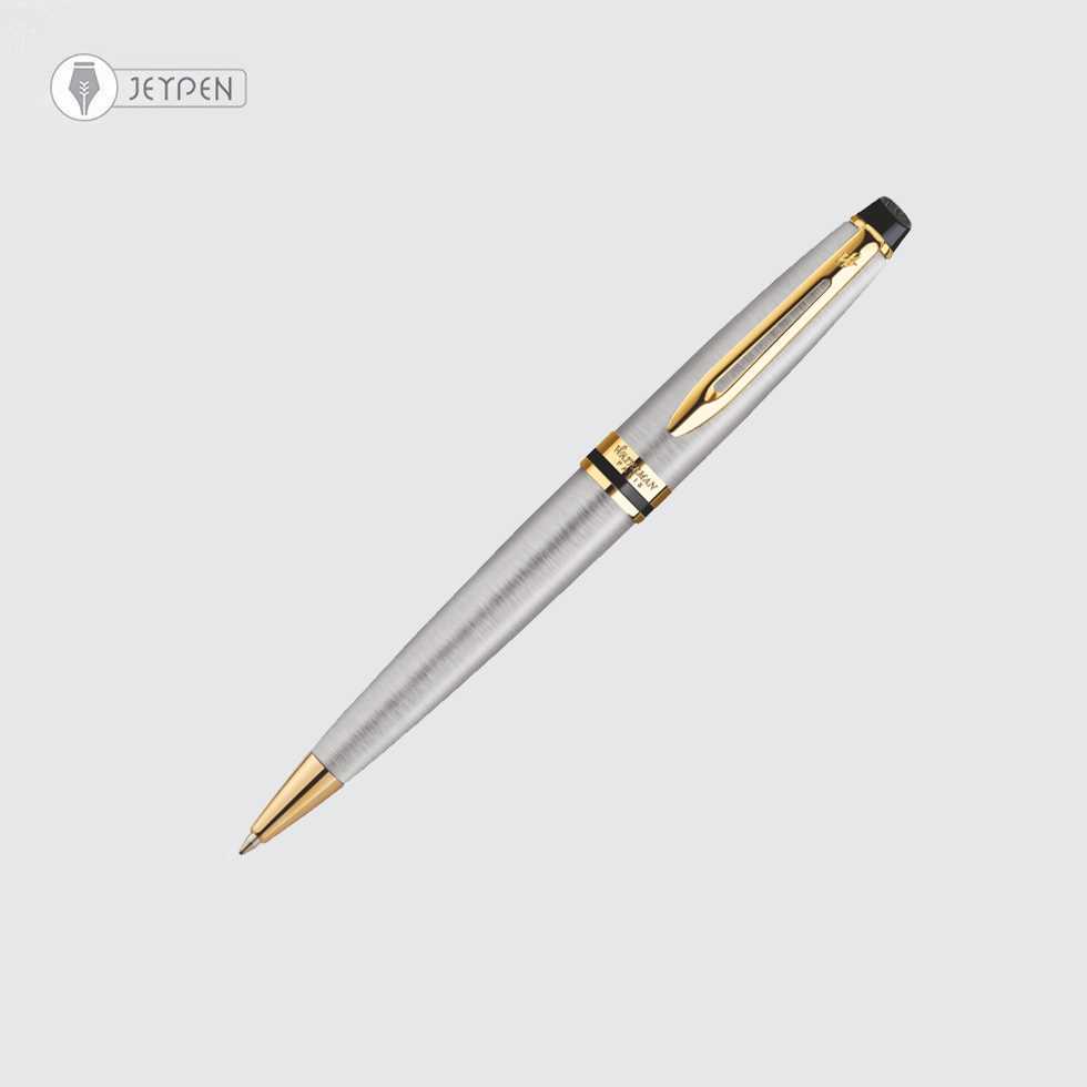 خودکار واترمن مدل اکسپرت رنگ استیل گیره طلا