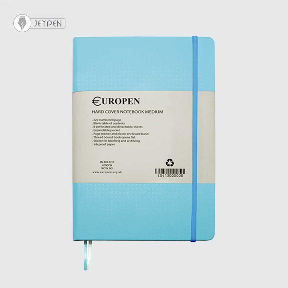 دفتر یوروپن سایز مدیوم رنگ آبی روشن کد 12
