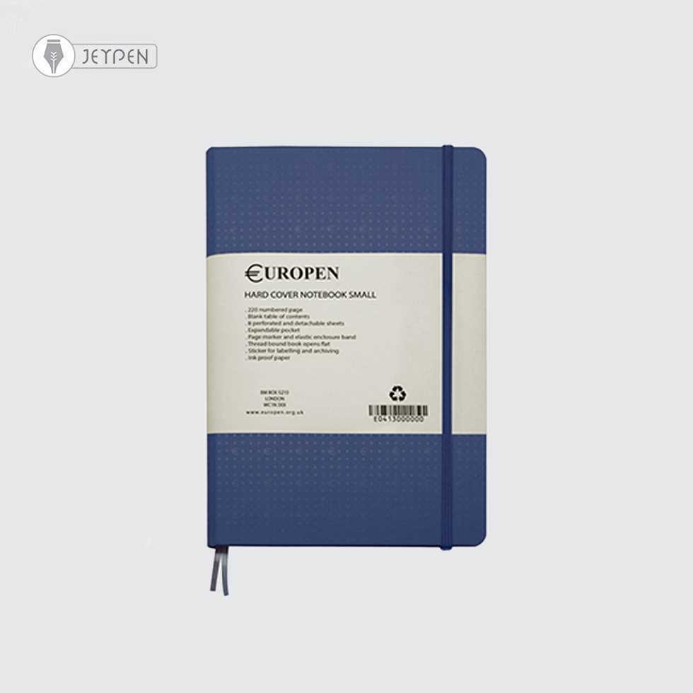 دفتر یوروپن سایز اسمال رنگ آبی کدر کد 11