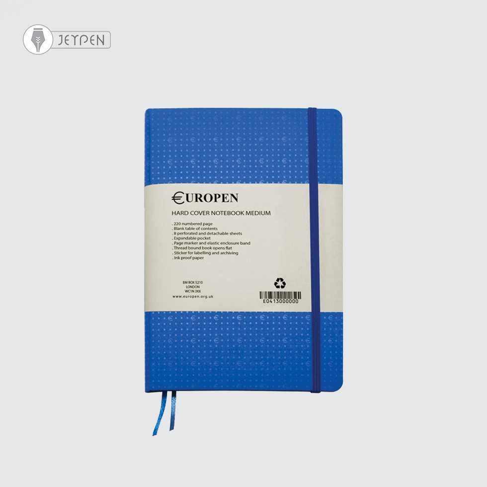 دفتر یوروپن سایز اسمال رنگ سورمه‌ای کد 10