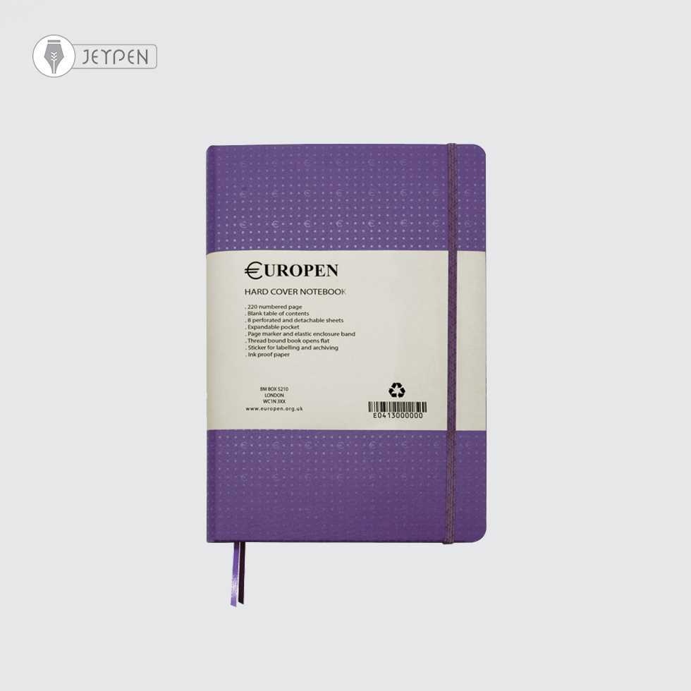 دفتر یوروپن سایز اسمال رنگ بنفش کد 03