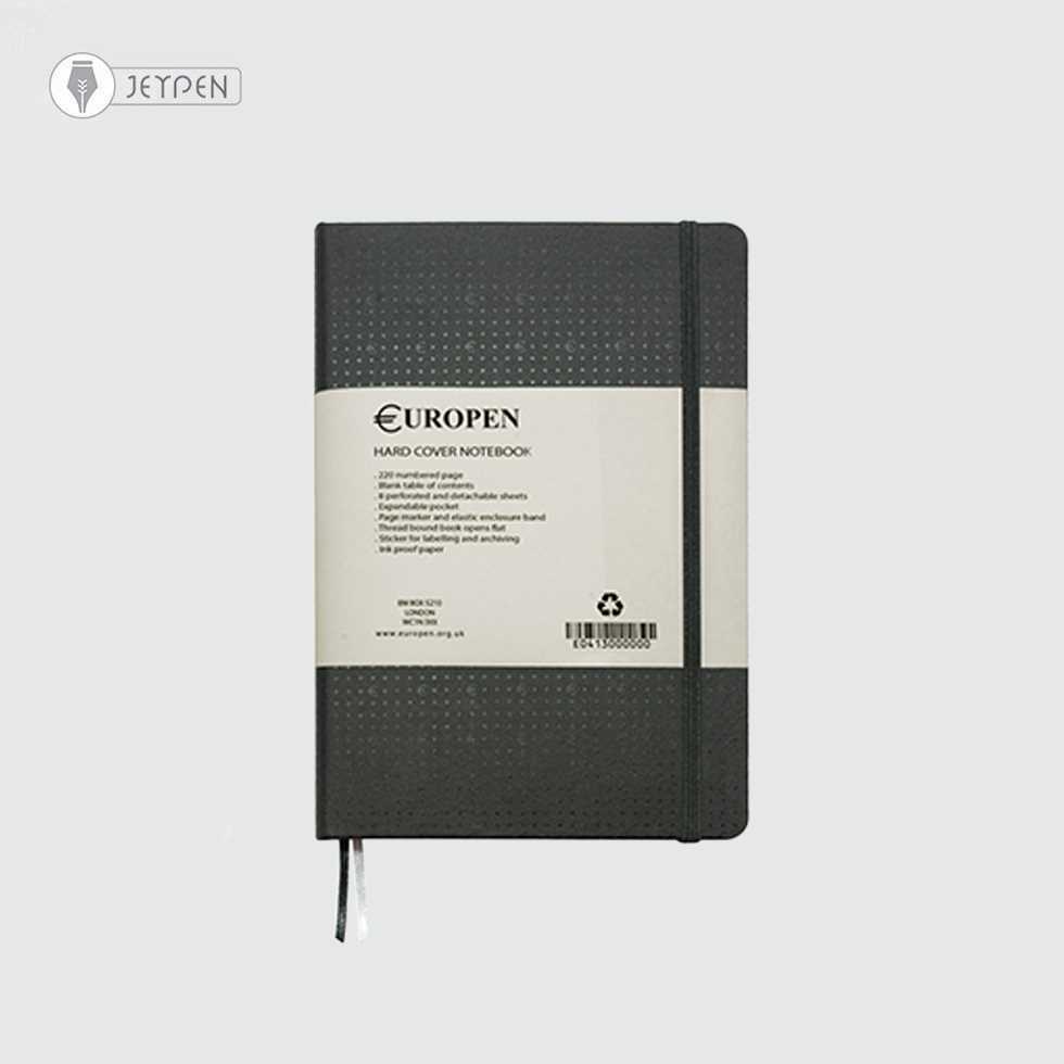 دفتر یوروپن سایز اسمال رنگ مشکی کد 01