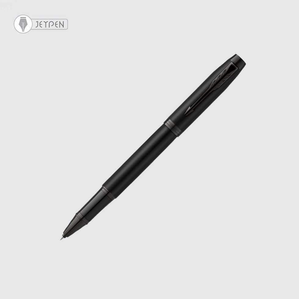 روان‌نویس پارکر مدل آی‌ام مونوکروم رنگ مشکی مات گیره مشکی