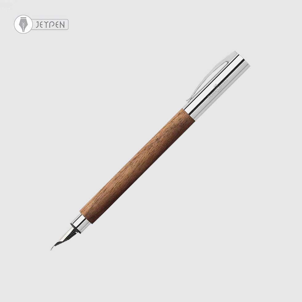 خودنویس فابرکاستل مدل امبیشن رنگ والنات وود (چوب گردو)