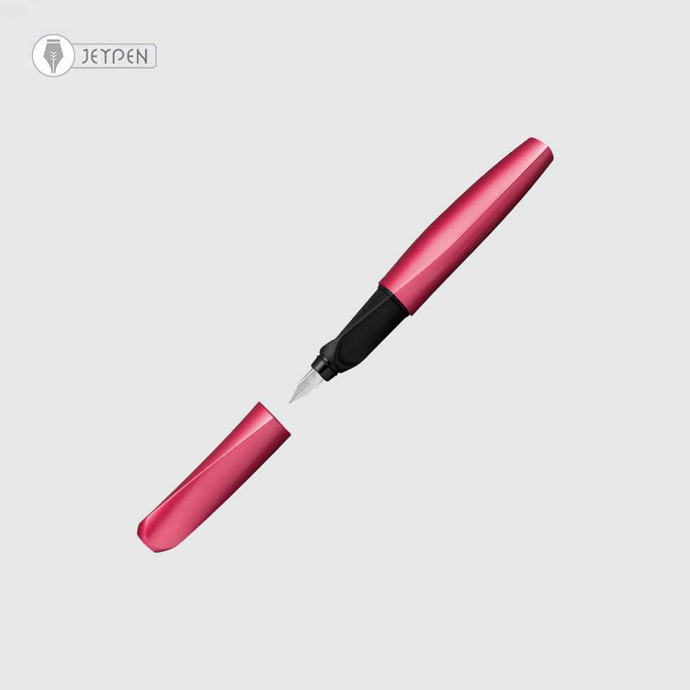 خودنویس پلیکان مدل توئیست رنگ فرش ملون (ارغوانی)