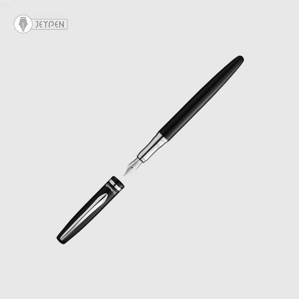 خودنویس پلیکان مدل جاز نیمه رنگ مشکی مات