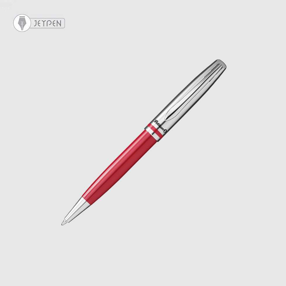 خودکار پلیکان مدل جاز نیمه رنگ قرمز