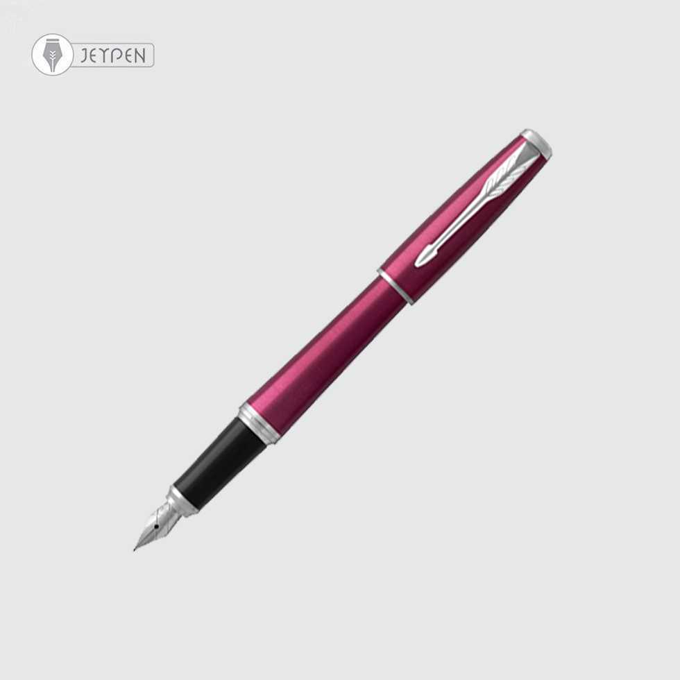 خودنویس پارکر مدل اربن رنگ سرخابی گیره کروم