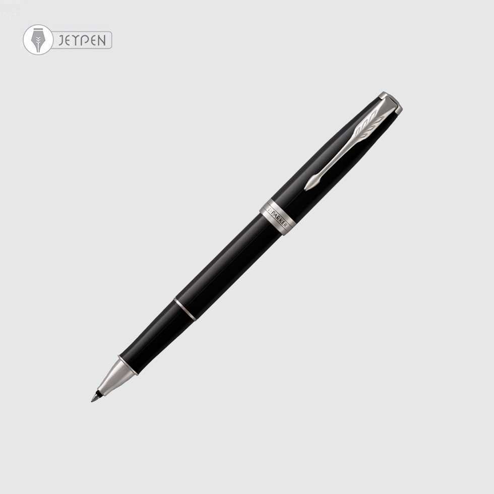 رواننویس پارکر مدل سونت رنگ مشکی لاکی گیره کروم