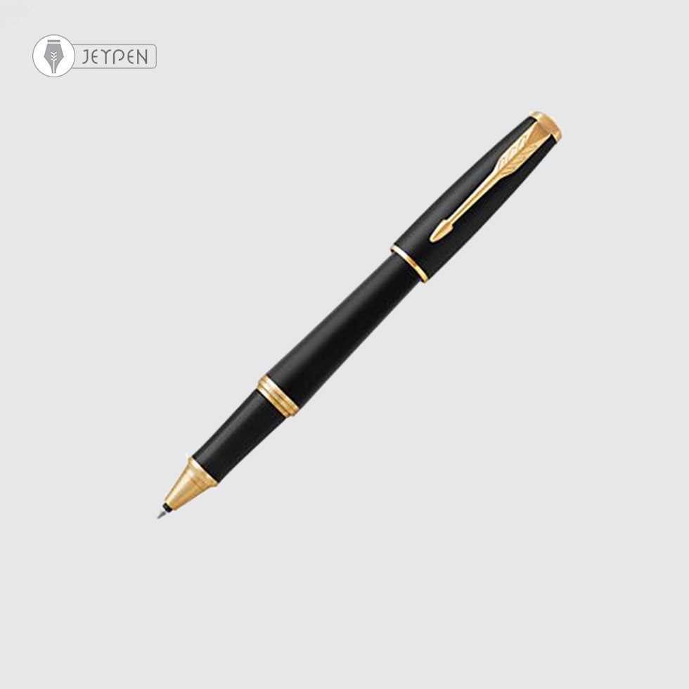 روان‌نویس پارکر مدل اربن رنگ مشکی مات گیره طلا