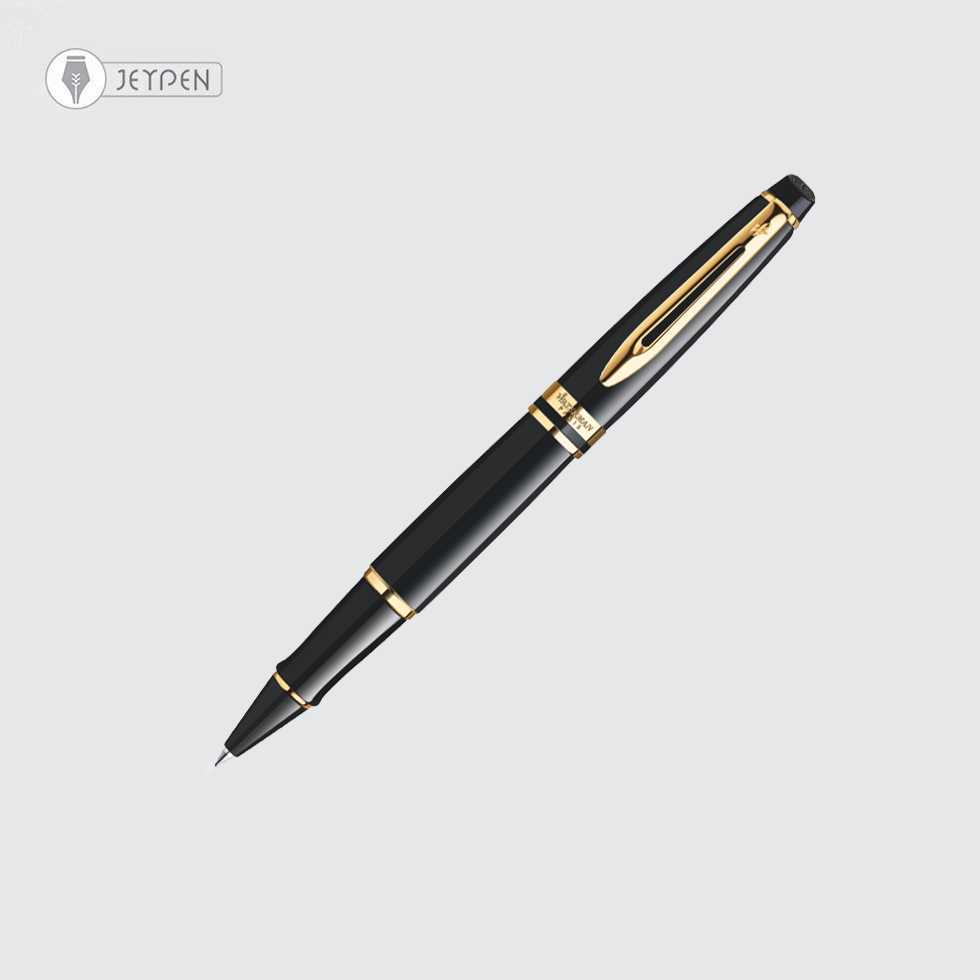 روان نویس واترمن مدل اکسپرت رنگ مشکی گیره طلا