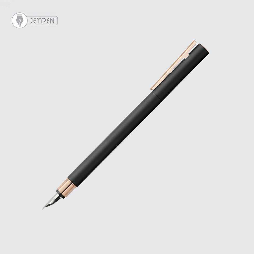 خودنویس فابرکاستل مدل نئو اسلیم رنگ مشکی رزگلد