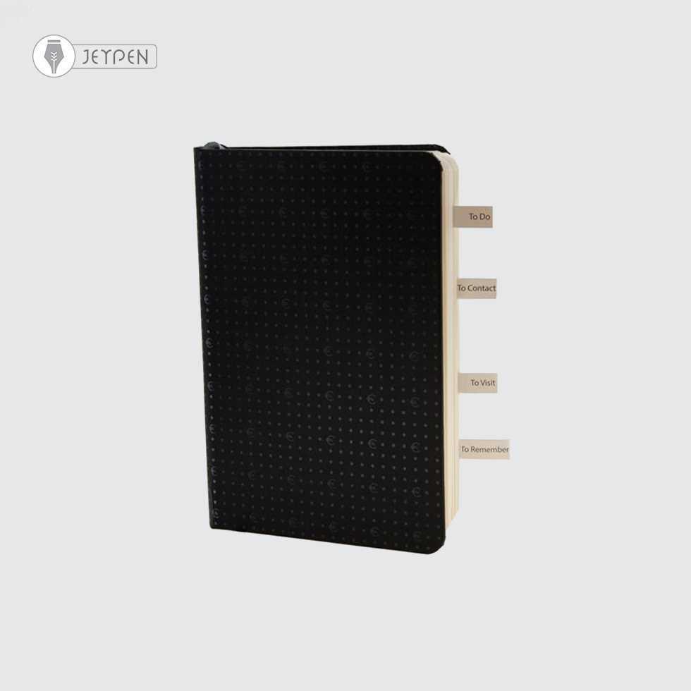 دفتر یوروپن سایز اسمال رنگ مشکی کد 01 - 7