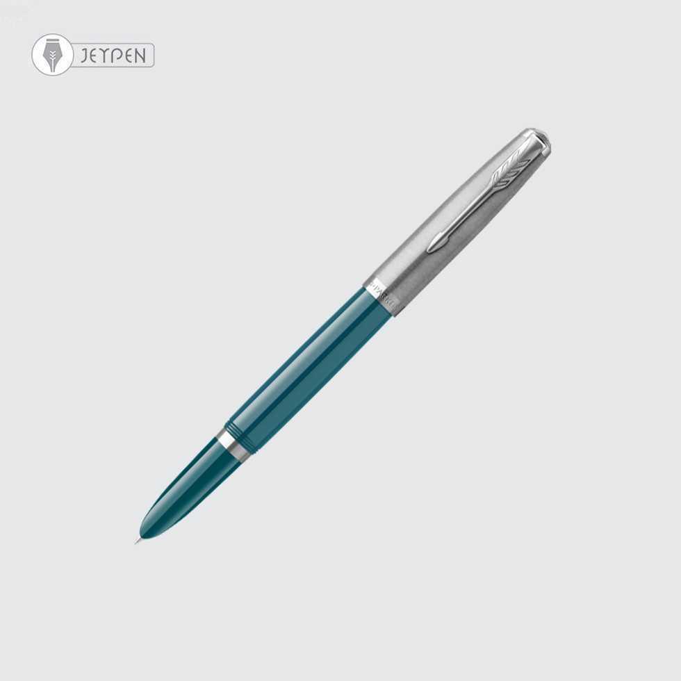 خودنویس پارکر مدل 51 رنگ فیروزه ای