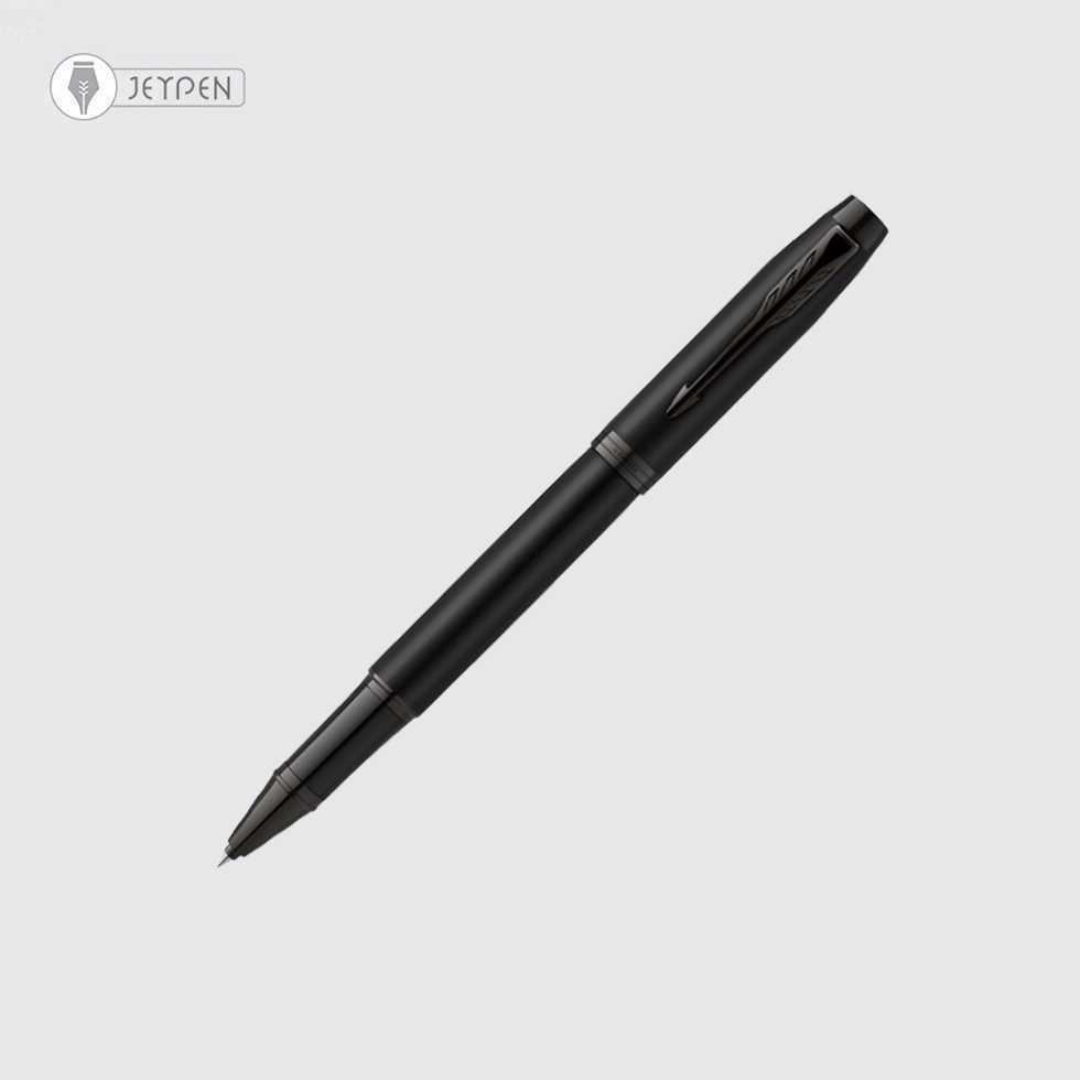 روان‌نویس پارکر مدل آی‌ام مونوکروم رنگ مشکی مات گیره مشکی