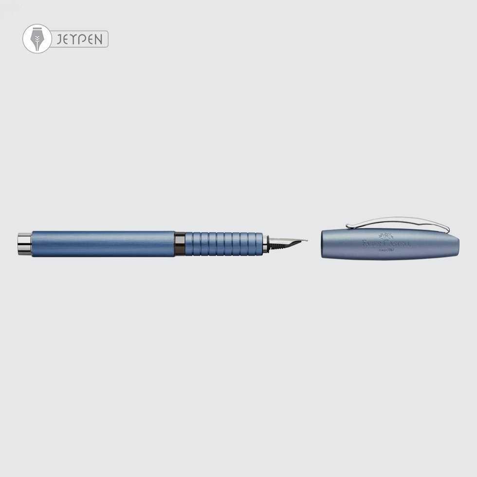 خودنویس فابرکاستل مدل اسنشیو آلومینیوم رنگ آبی F