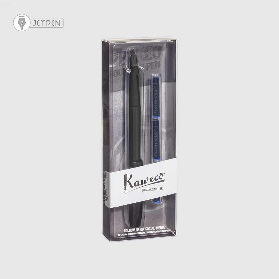 پک بلیستری خودنویس کاوکو مدل پرکئو رنگ تمام مشکی سرقلم M