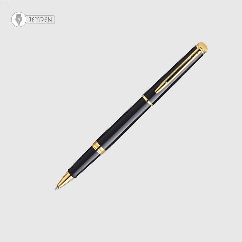 روان ویس واترمن مدل همیسفر رنگ مشکی لاکی گیره طلا