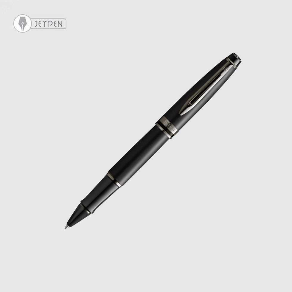 روان نویس واترمن مدل اکسپرت رنگ مشکی متالیک گیره مشکی