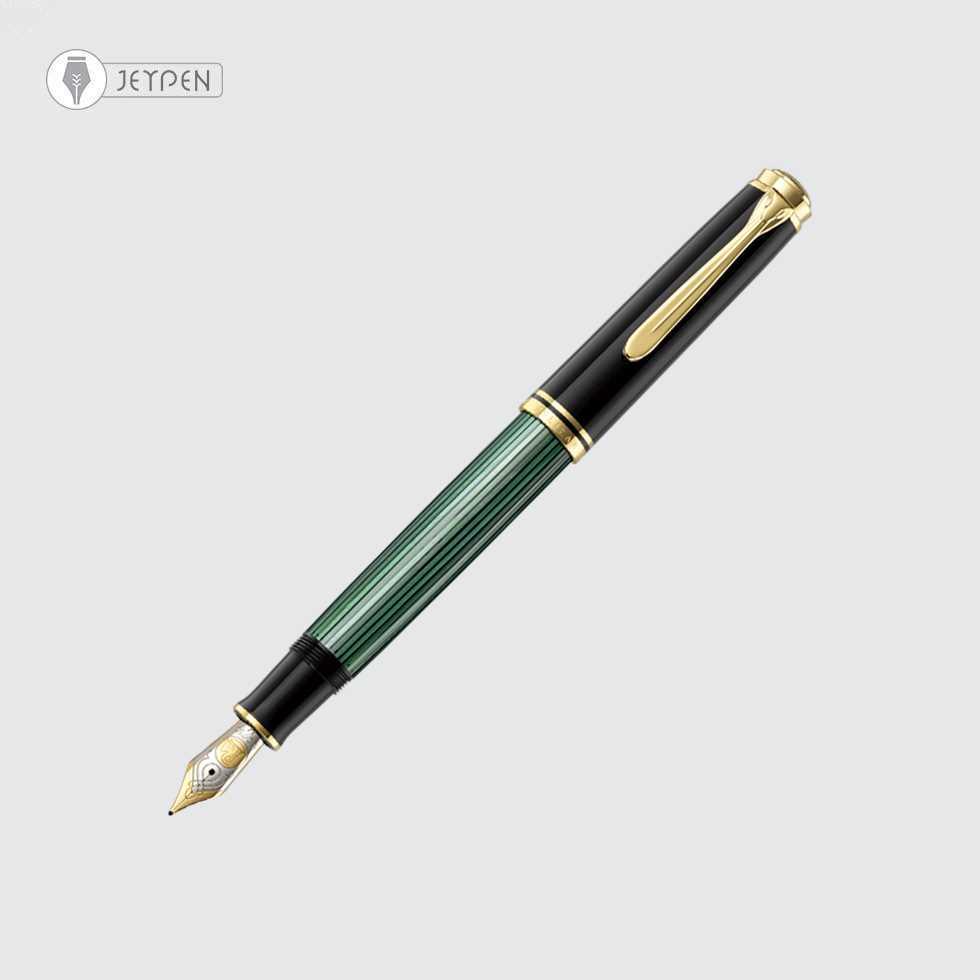 خودنویس پلیکان مدل SOUVERAN M800 رنگ سبز-مشکی