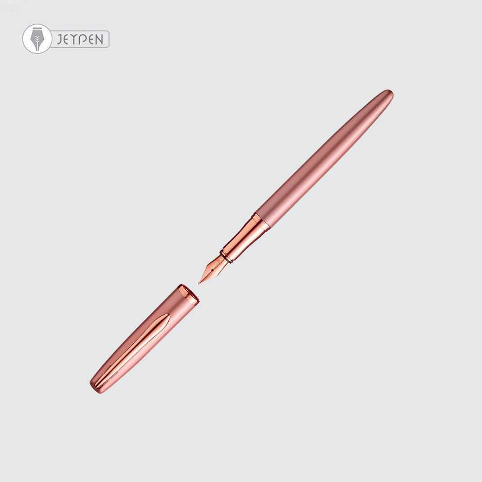 خودنویس پلیکان مدل جاز استیل الگانس نوبل رنگ رزگلد