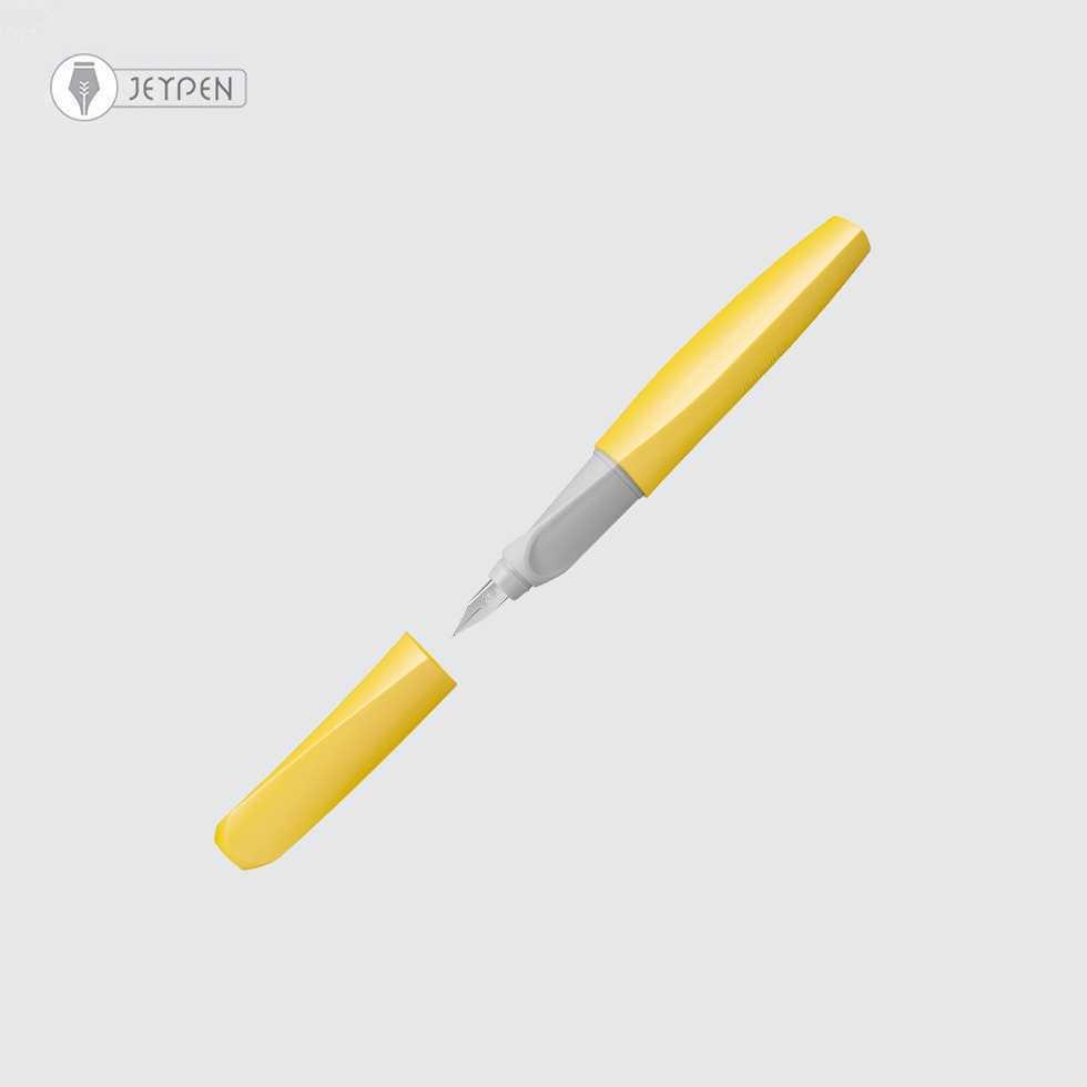 خودنویس پلیکان مدل توئیست رنگ لیمویی