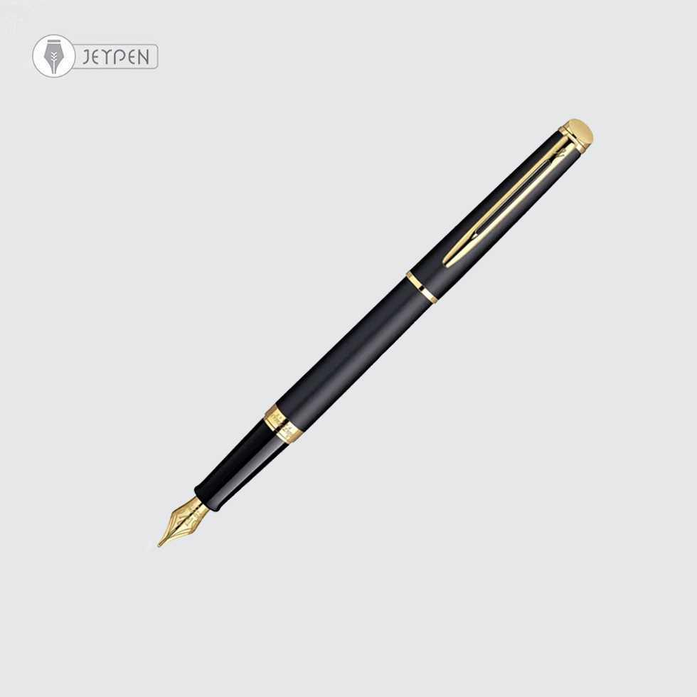 خودنویس واترمن مدل همیسفر رنگ مشکی مات گیره طلا