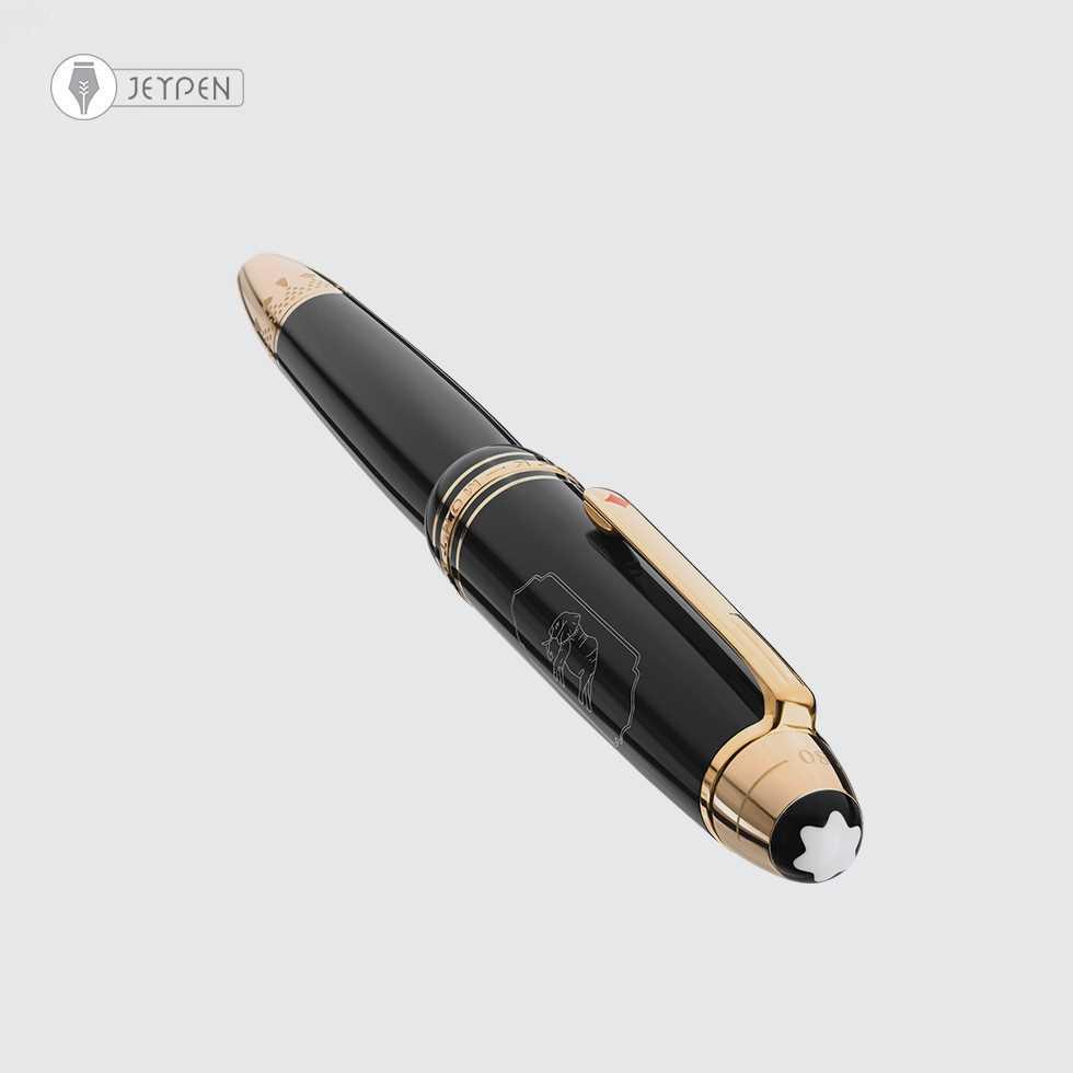 خودنویس مون بلان مدل Meisterstück Around the World in 80 Days LeGrand سرقلم F