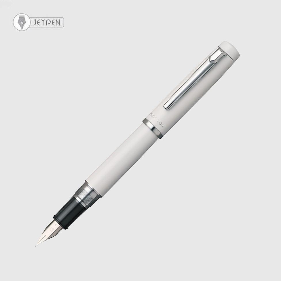 خودنویس پلاتینوم مدل پروسیون رنگ سفید نوع سرقلم F