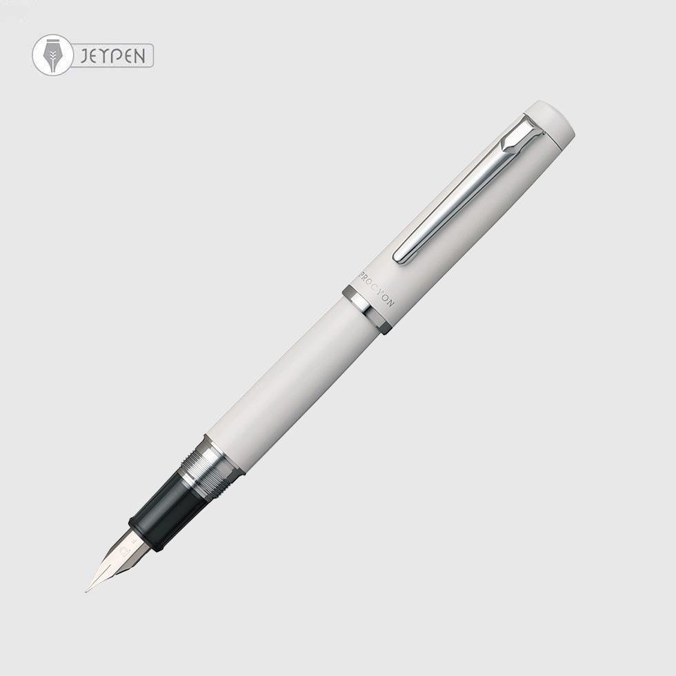 خودنویس پلاتینوم مدل پروسیون رنگ سفید نوع سرقلم M