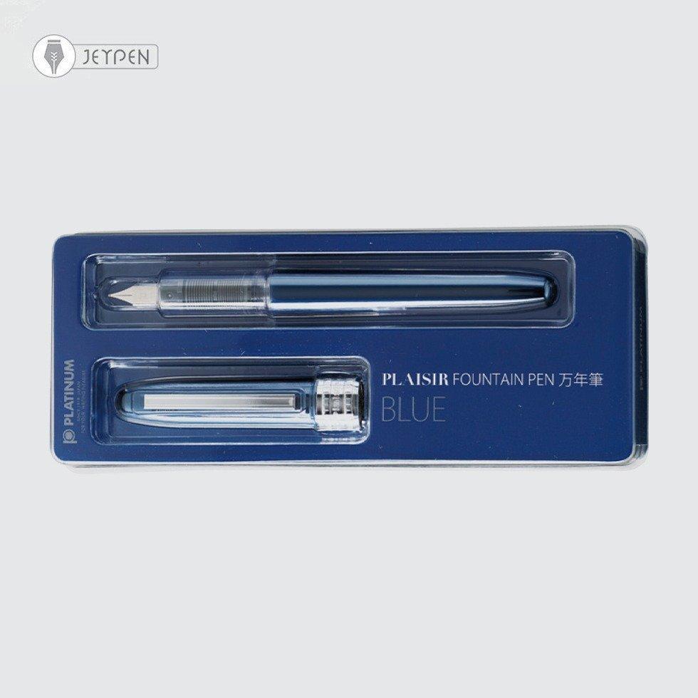 خودنویس پلاتینوم مدل پلیسیر G-Pack رنگ سرمه ای نوع سرقلم F