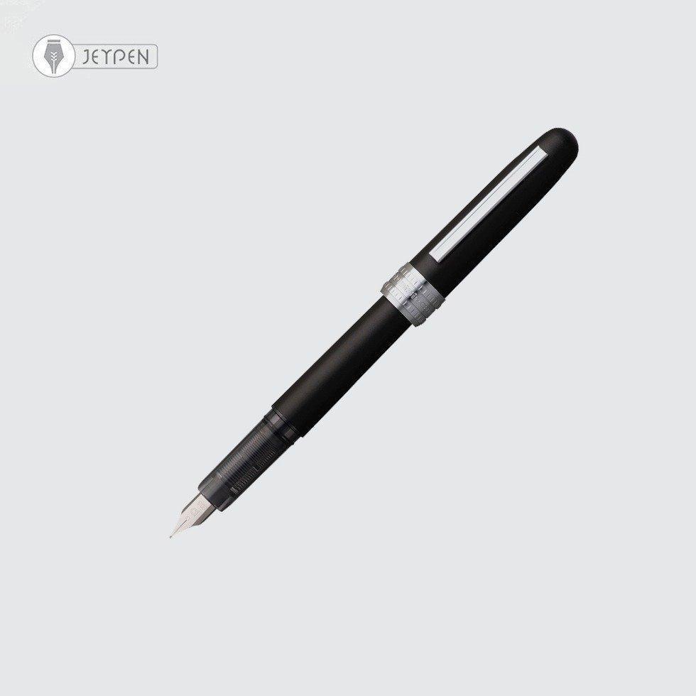 خودنویس پلاتینوم مدل پلیسیر رنگ مشکی مات سرقلم F