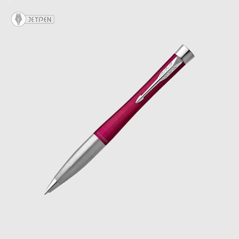 خودکار پارکر مدل اربن ویبرانت رنگ سرخابی گیره کروم