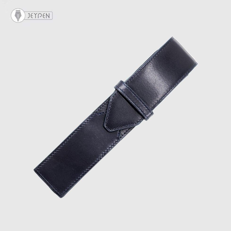 جا قلمی چرمی تکی جی پن رنگ سرمه ای - 1