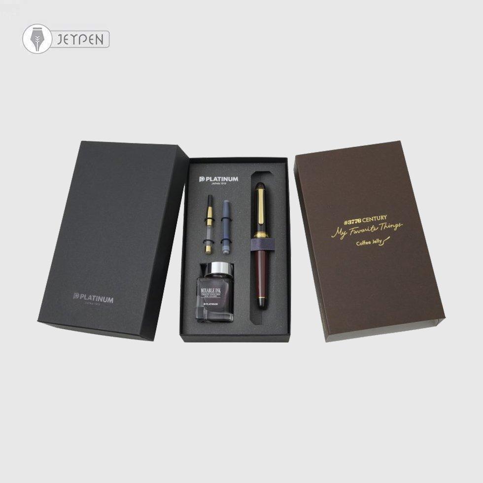 خودنویس پلاتینوم مدل 3776 نسخه محدود Coffee Jelly سرقلم B