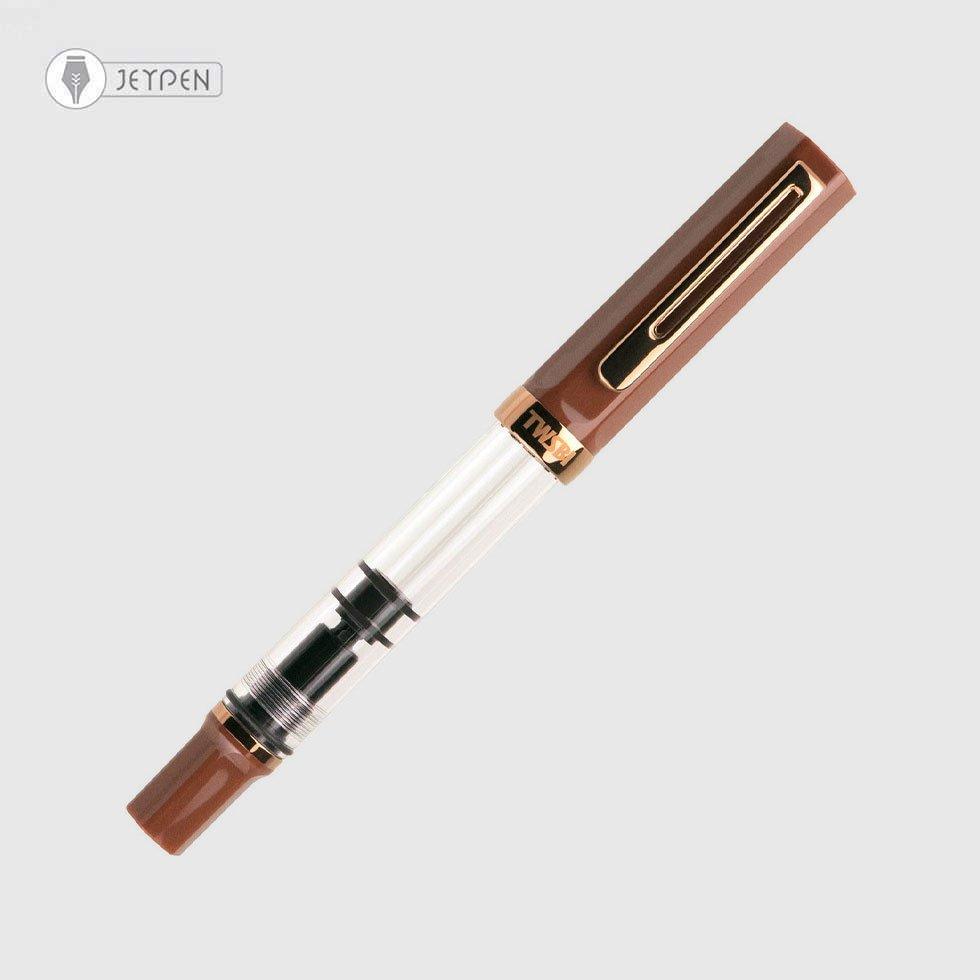 خودنویس توییزبی مدل اکو اسپرسو گیره برنز سرقلم F - 1