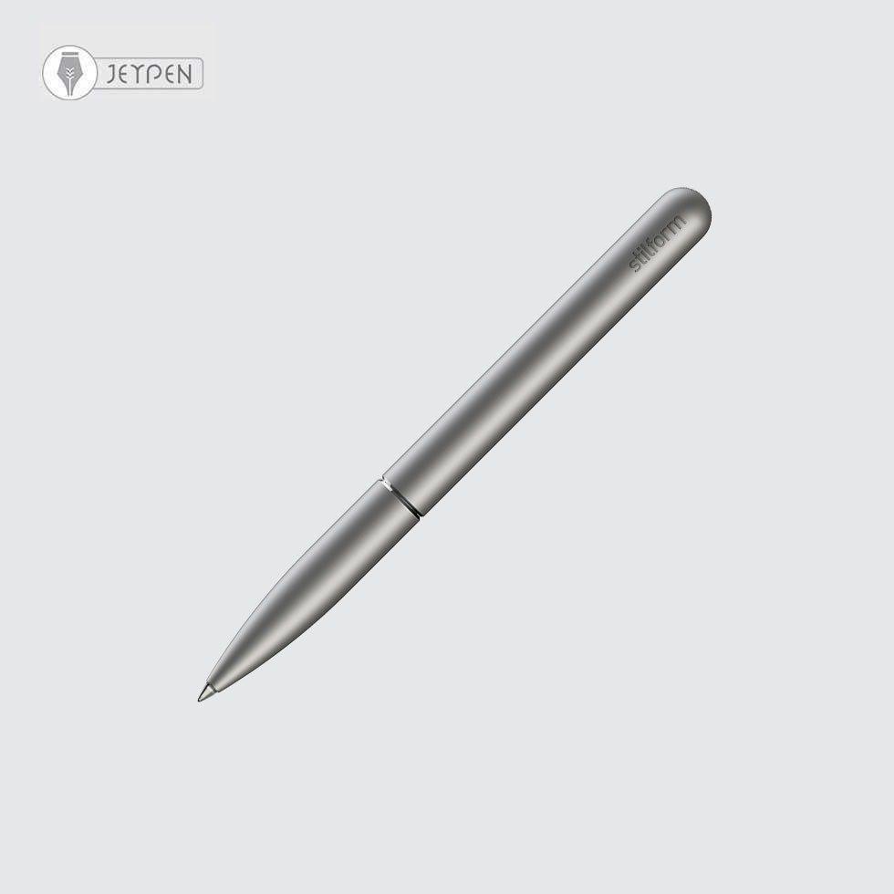 خودکار استیل فرم مدل Pen رنگ تیتانیوم - 0