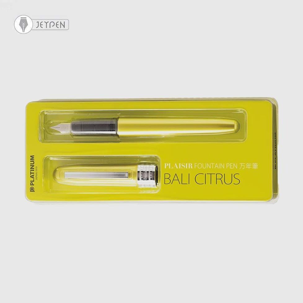 خودنویس پلاتینوم مدل پلیسیر G-Pack رنگ بالی سیتروس نوع سرقلم M