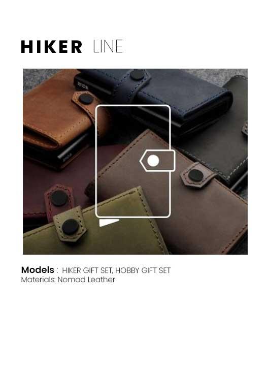 کیف و جاکارتی چرمی پولاریس مدل هایکر HIKER LINE