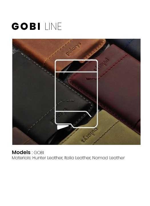 کیف پول چرمی و جاکارتی پولاریس مدل Gobi گابی