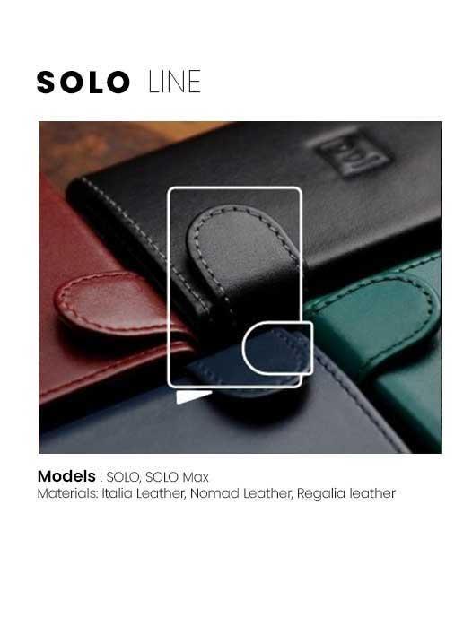 کیف پول چرمی و جاکارتی پولاریس مدل سولو SOLO