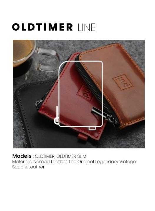 کیف پول چرمی و چارکارتی پولاریس مدل اولد تایمر Oldtimer